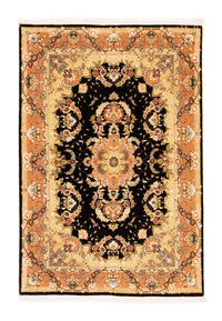 Alfombra Persa - Tabriz - Real - 147 x 100 cm - negro