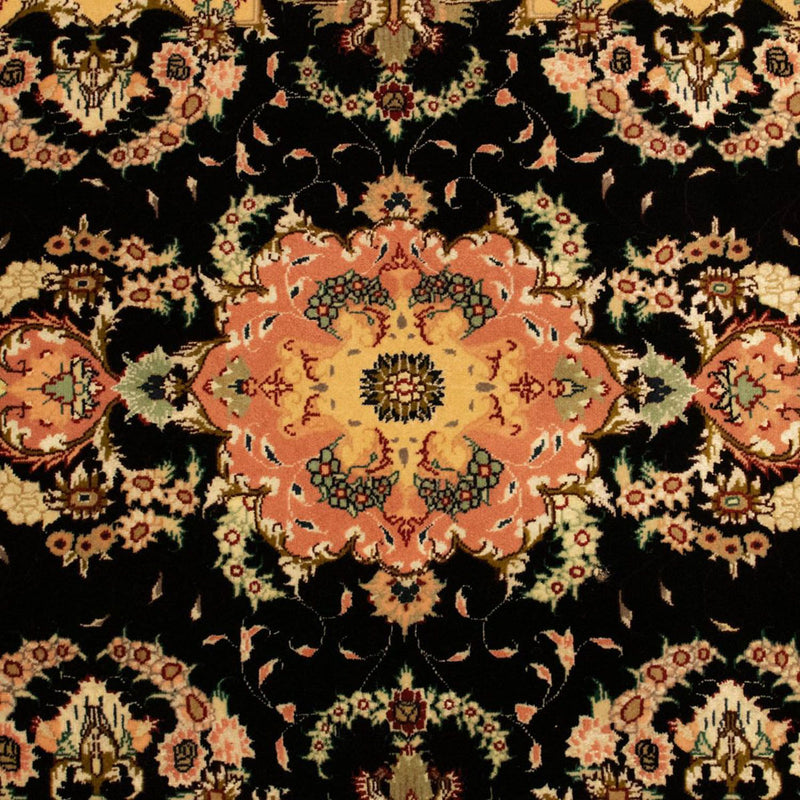Alfombra Persa - Tabriz - Real - 147 x 100 cm - negro