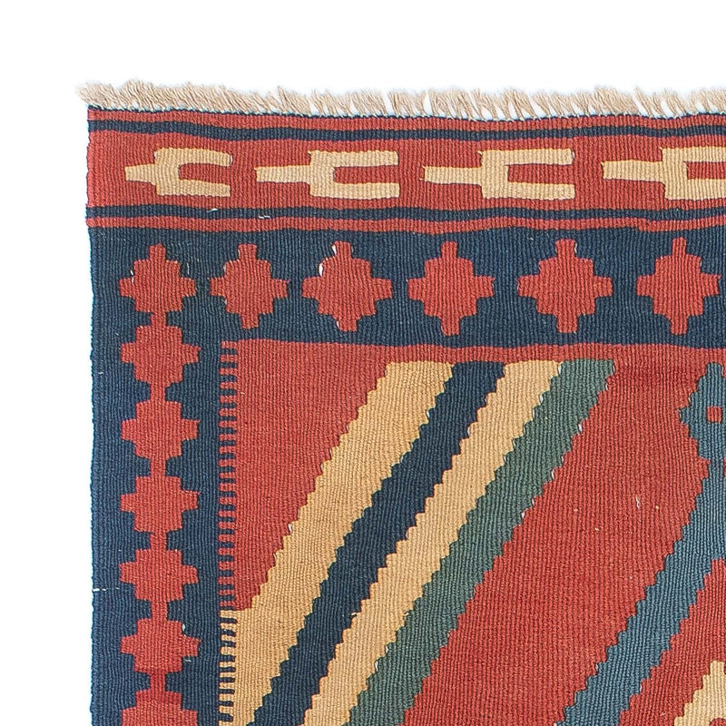 Alfombra Kelim - Oriental - 150 x 97 cm - rojo oscuro