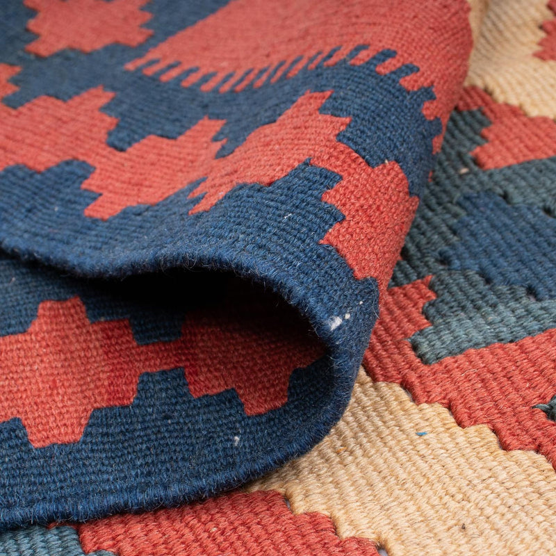 Alfombra Kelim - Oriental - 150 x 97 cm - rojo oscuro