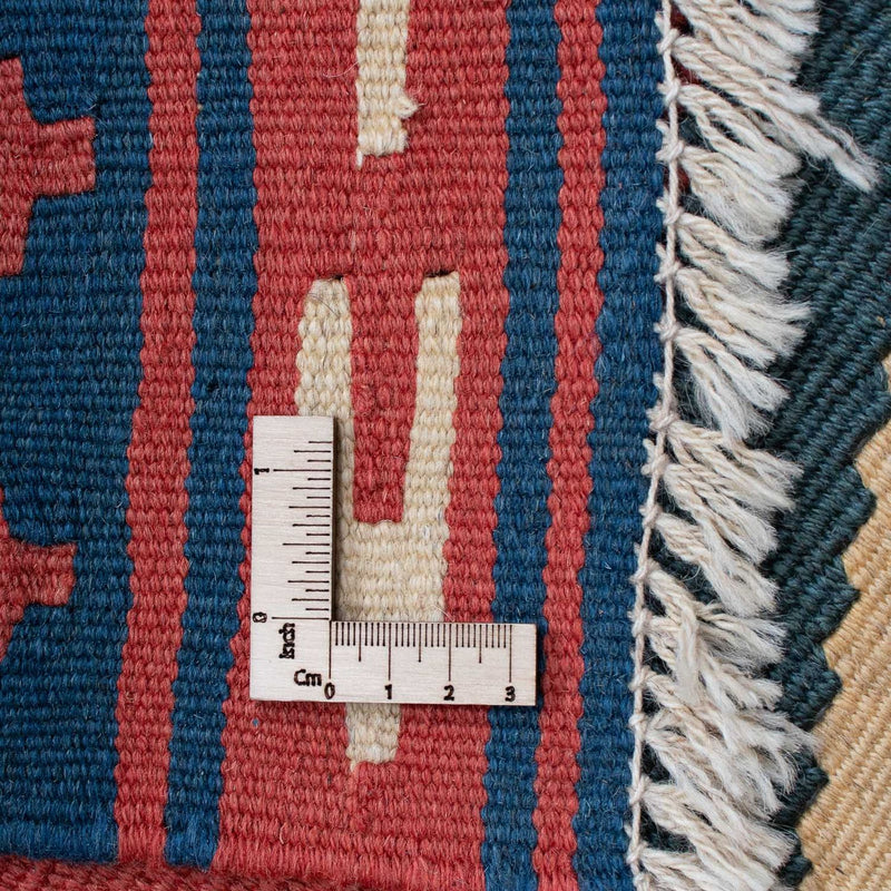 Alfombra Kelim - Oriental - 150 x 97 cm - rojo oscuro