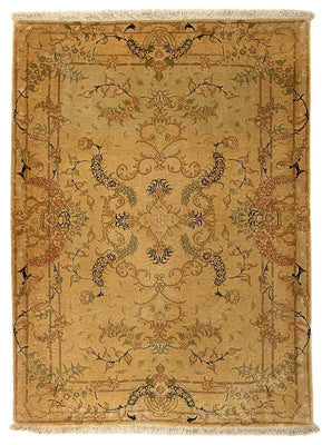 Alfombra Persa - Tabriz - Real - 116 x 83 cm - marrón