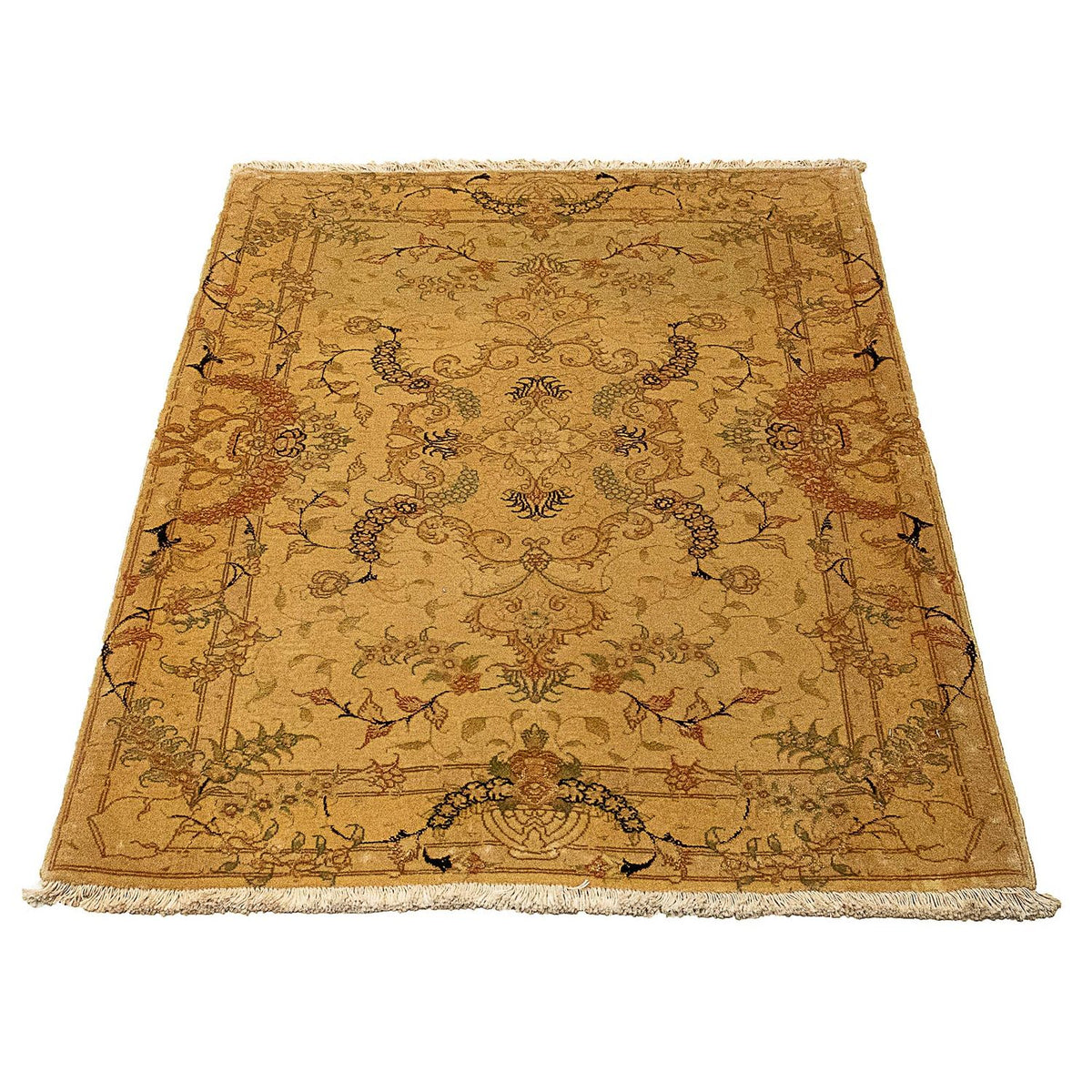 Alfombra Persa - Tabriz - Real - 116 x 83 cm - marrón