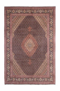 Alfombra persa - Tabriz - 310 x 202 cm - azul oscuro