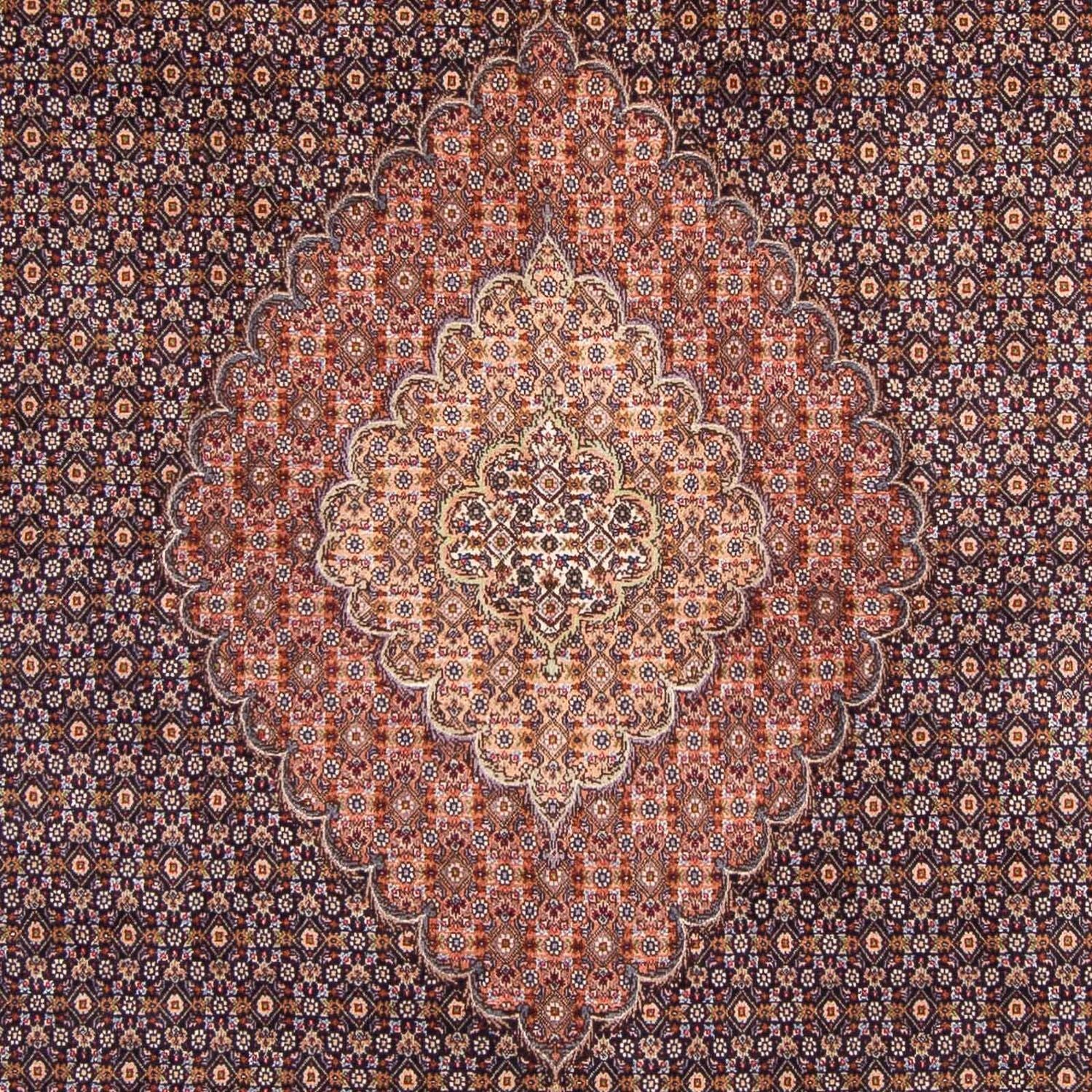 Alfombra persa - Tabriz - 310 x 202 cm - azul oscuro
