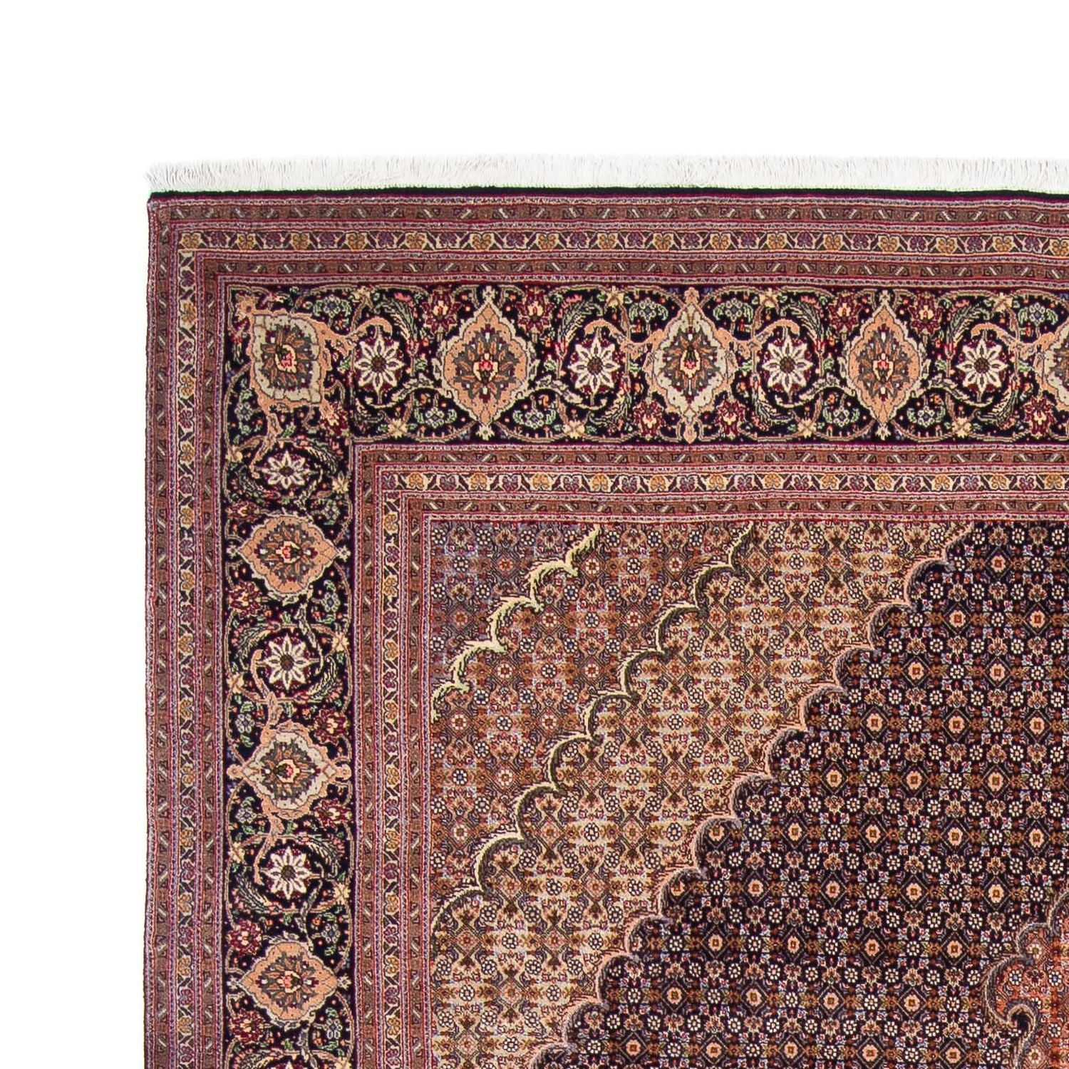 Alfombra persa - Tabriz - 310 x 202 cm - azul oscuro