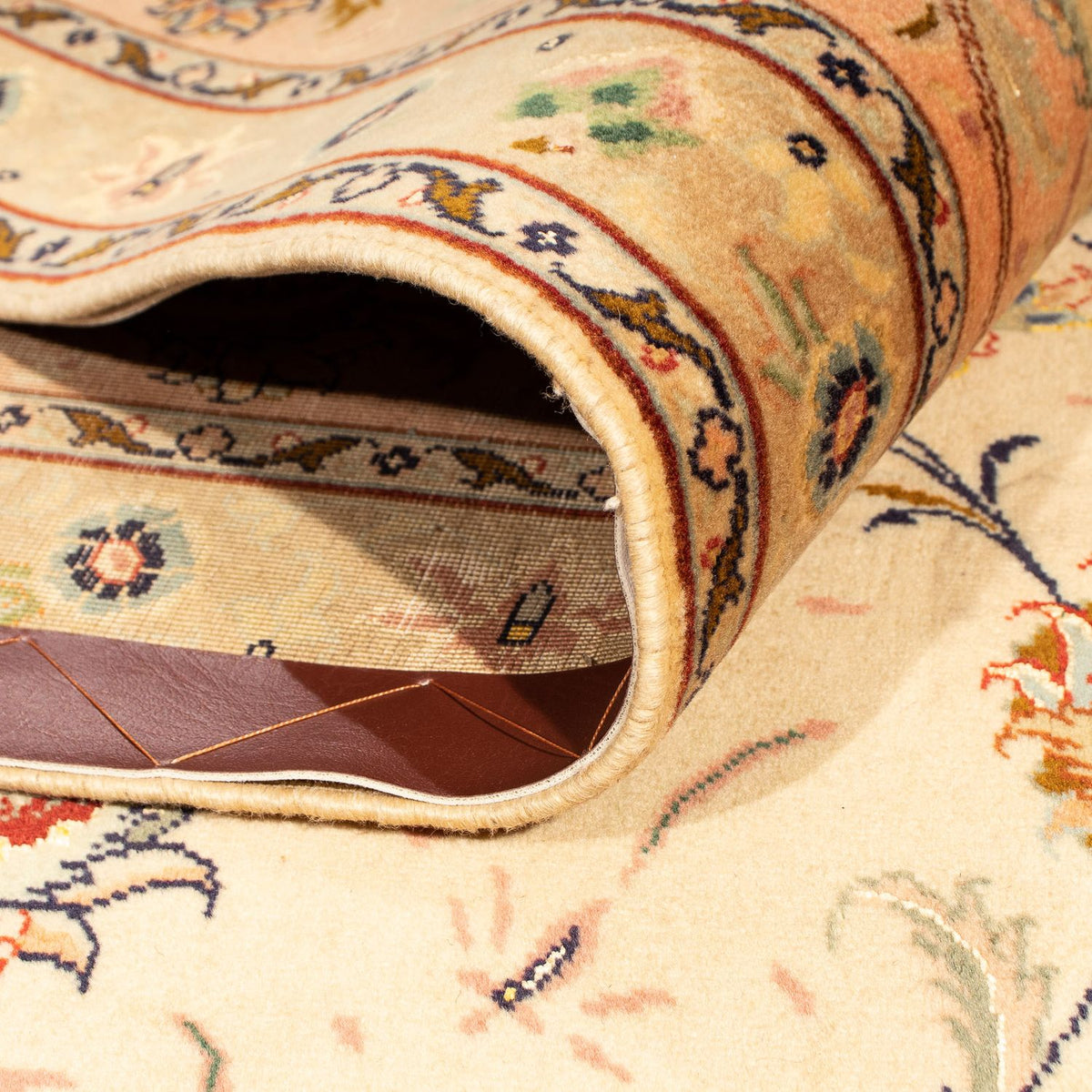 Alfombra Persa - Tabriz - Real - 261 x 243 cm - beige