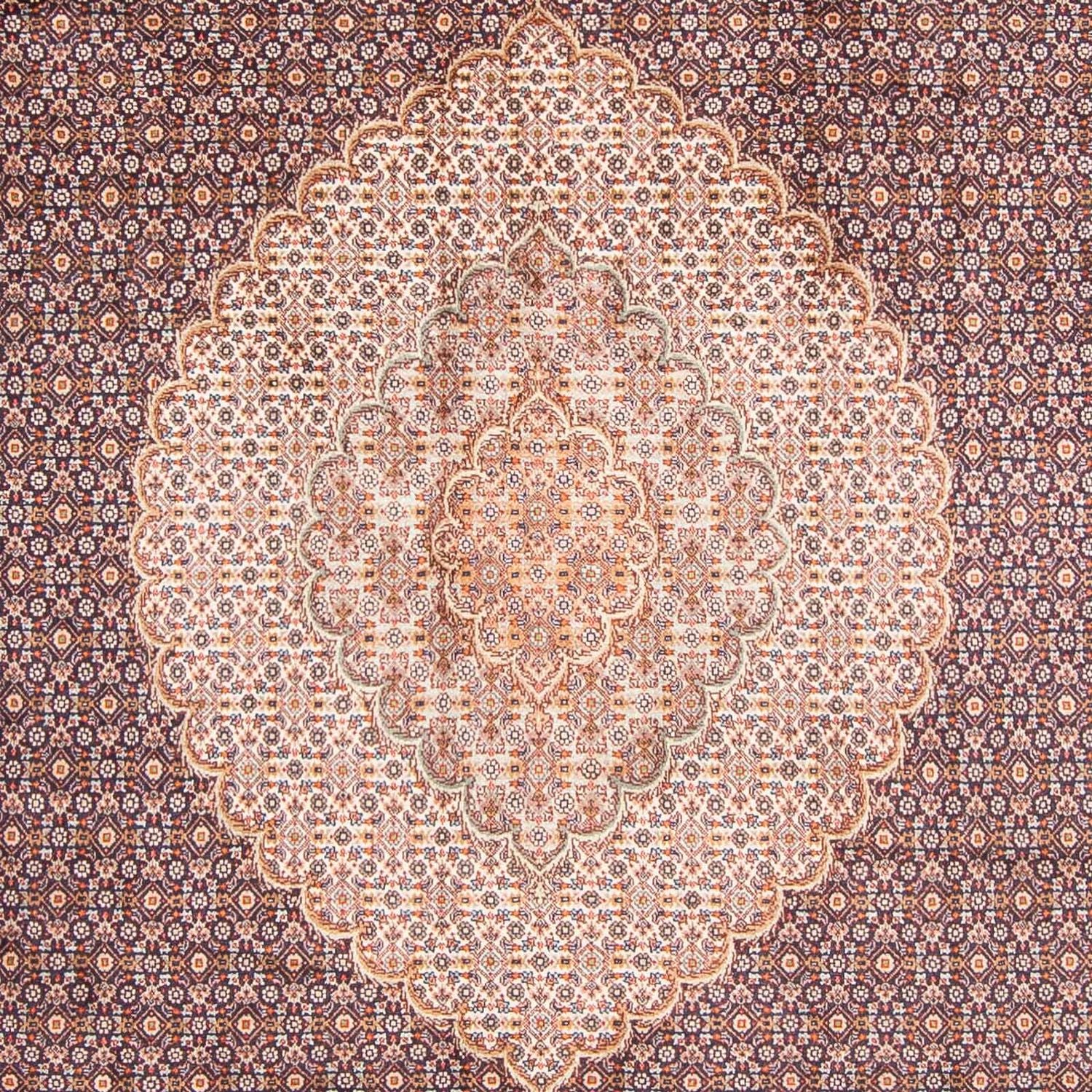 Alfombra persa - Tabriz - 300 x 198 cm - azul oscuro