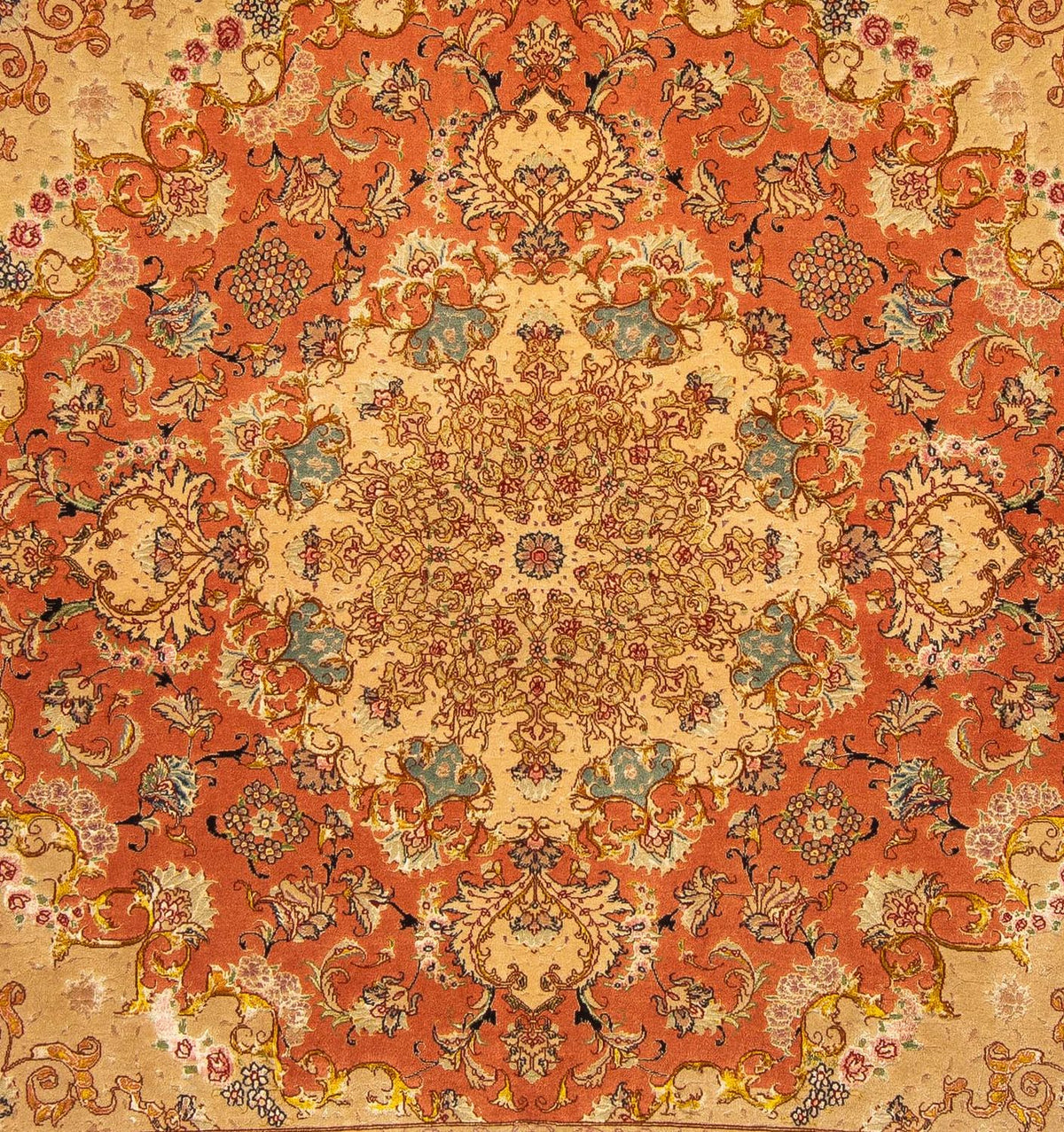 Alfombra Persa - Tabriz - Real - 207 x 198 cm - multicolor