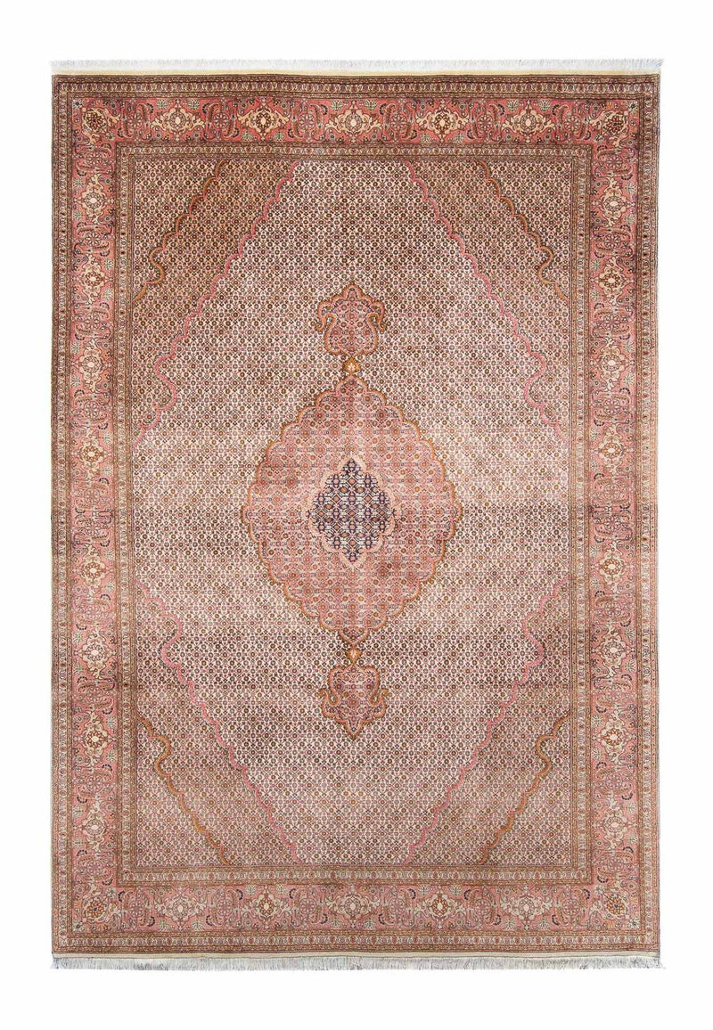 Alfombra persa - Tabriz - 300 x 204 cm - marrón claro