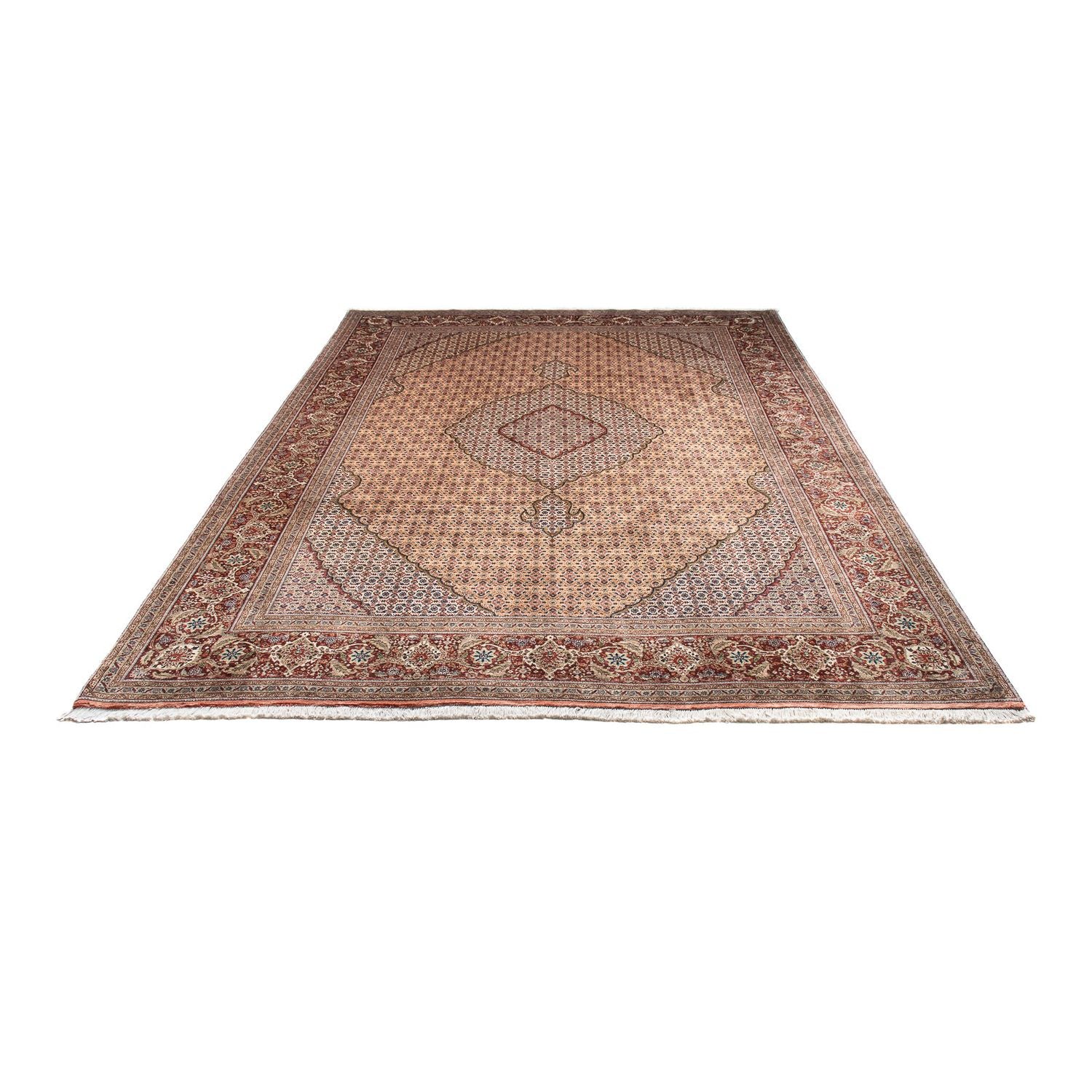 Alfombra persa - Tabriz - 288 x 197 cm - marrón claro