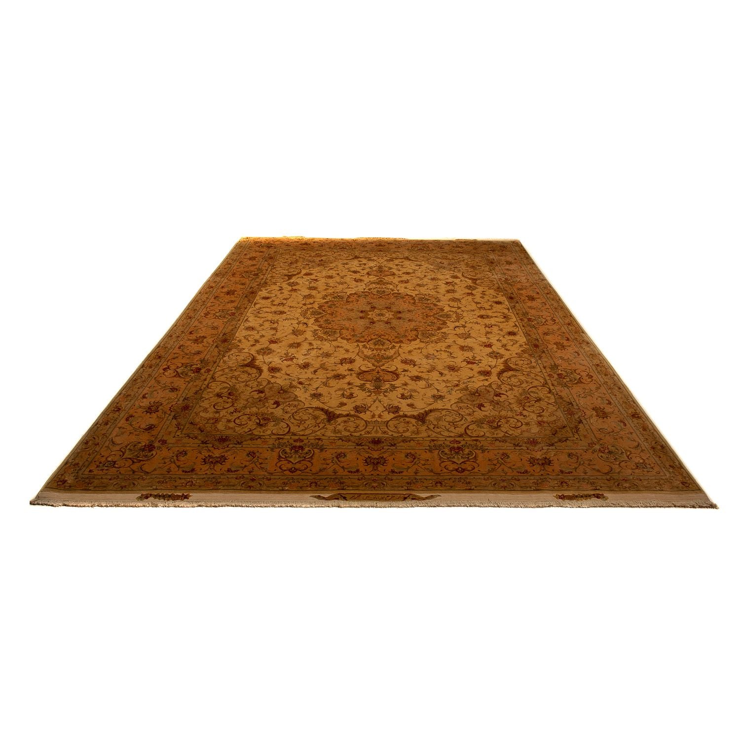 Alfombra Persa - Tabriz - Real - 346 x 258 cm - oro
