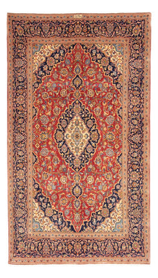 Alfombra persa - Keshan - 235 x 138 cm - rojo