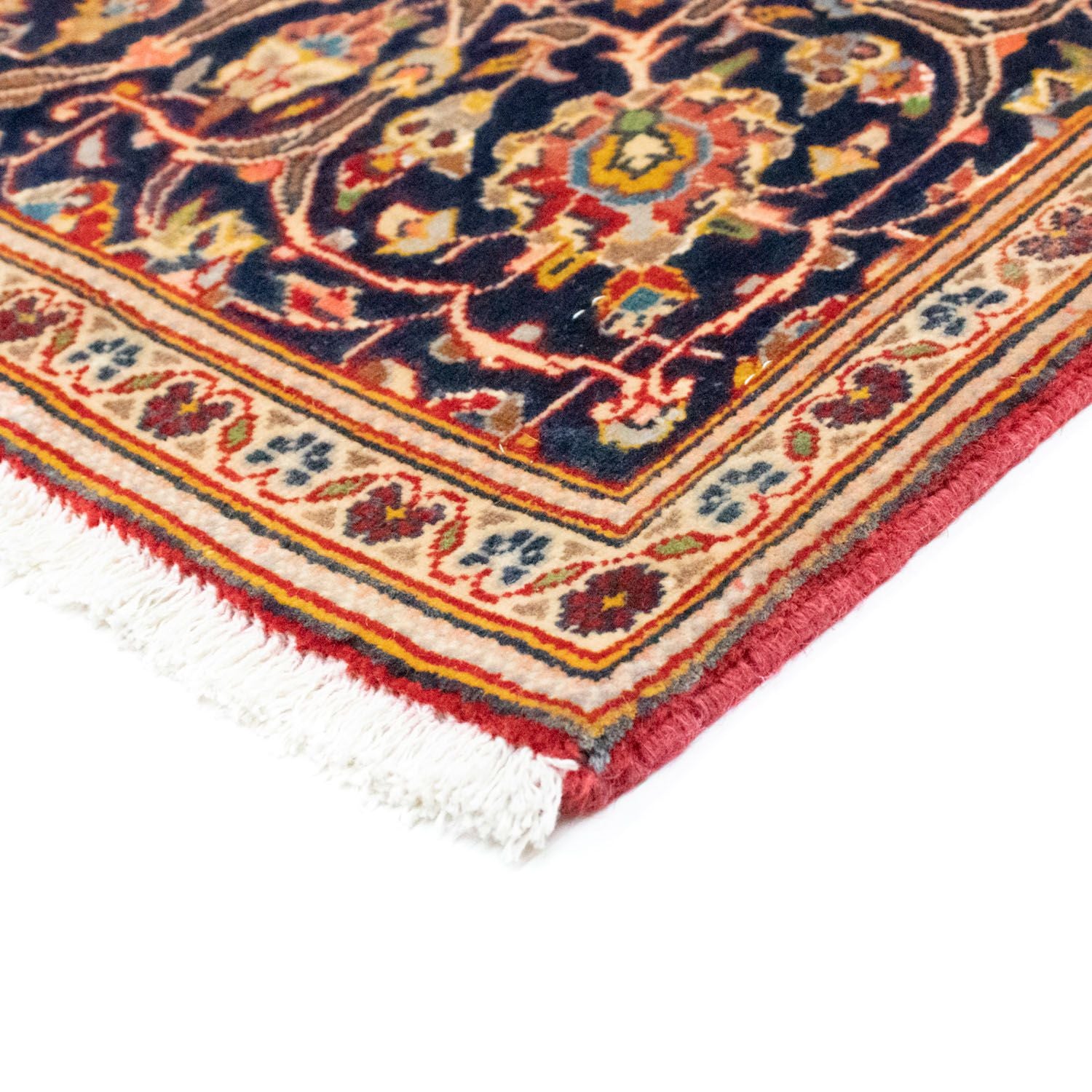 Alfombra persa - Keshan - 235 x 138 cm - rojo