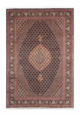 Alfombra persa - Tabriz - 293 x 202 cm - azul oscuro