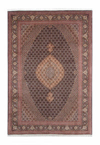 Alfombra persa - Tabriz - 293 x 202 cm - azul oscuro