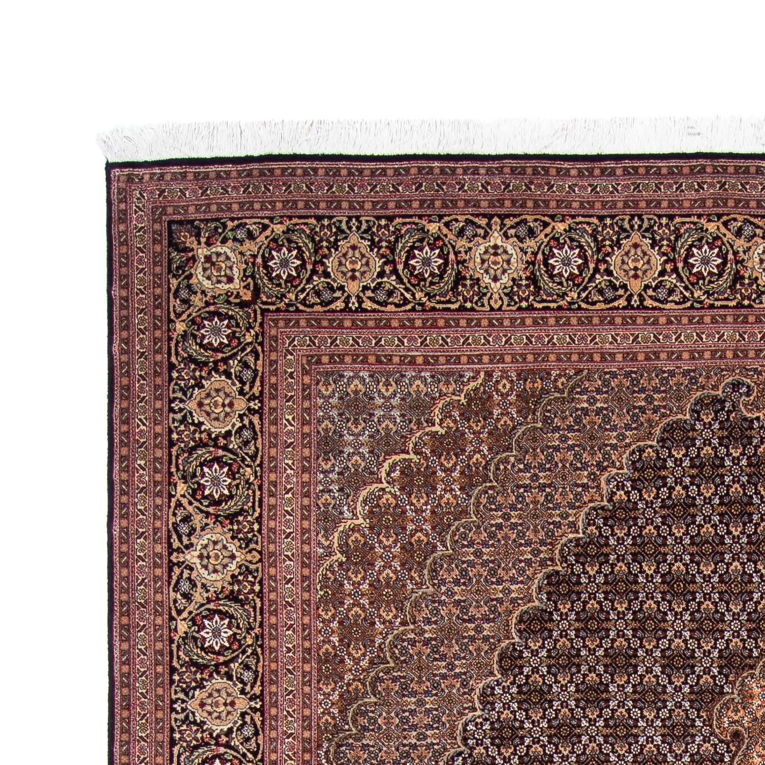 Alfombra persa - Tabriz - 293 x 202 cm - azul oscuro