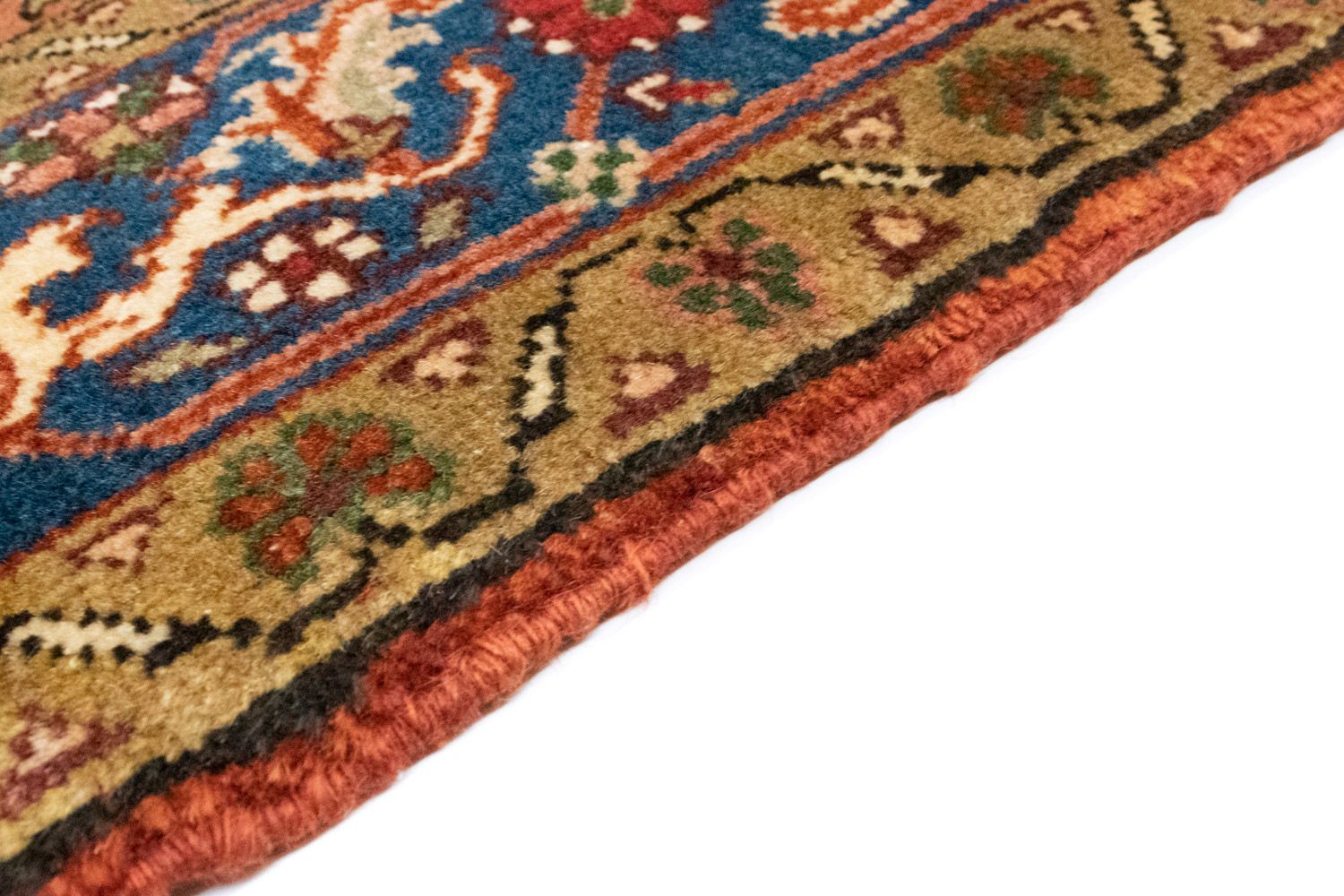 Alfombra persa - Nómada - 206 x 158 cm - salmón