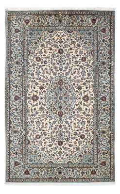 Alfombra persa - Keshan - 216 x 136 cm - beige