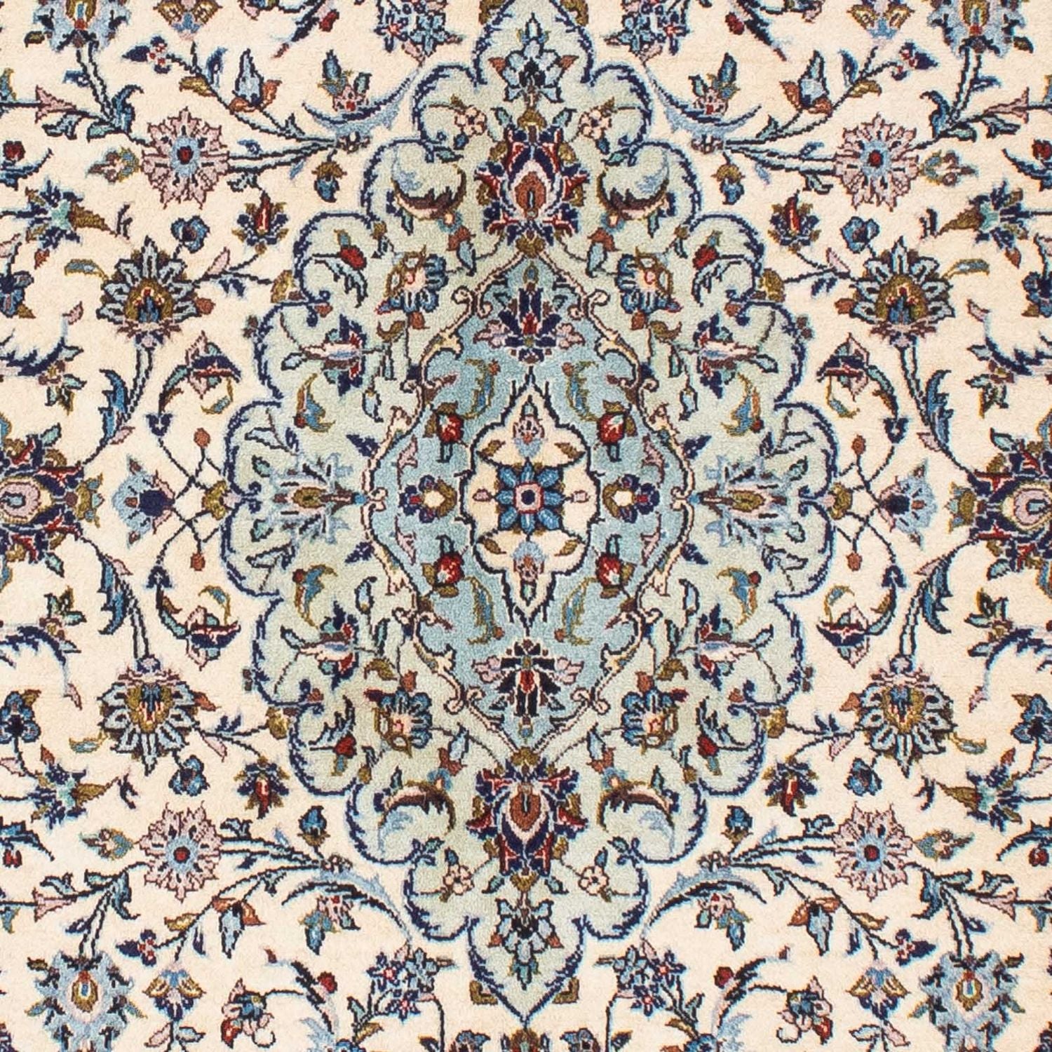 Alfombra persa - Keshan - 216 x 136 cm - beige