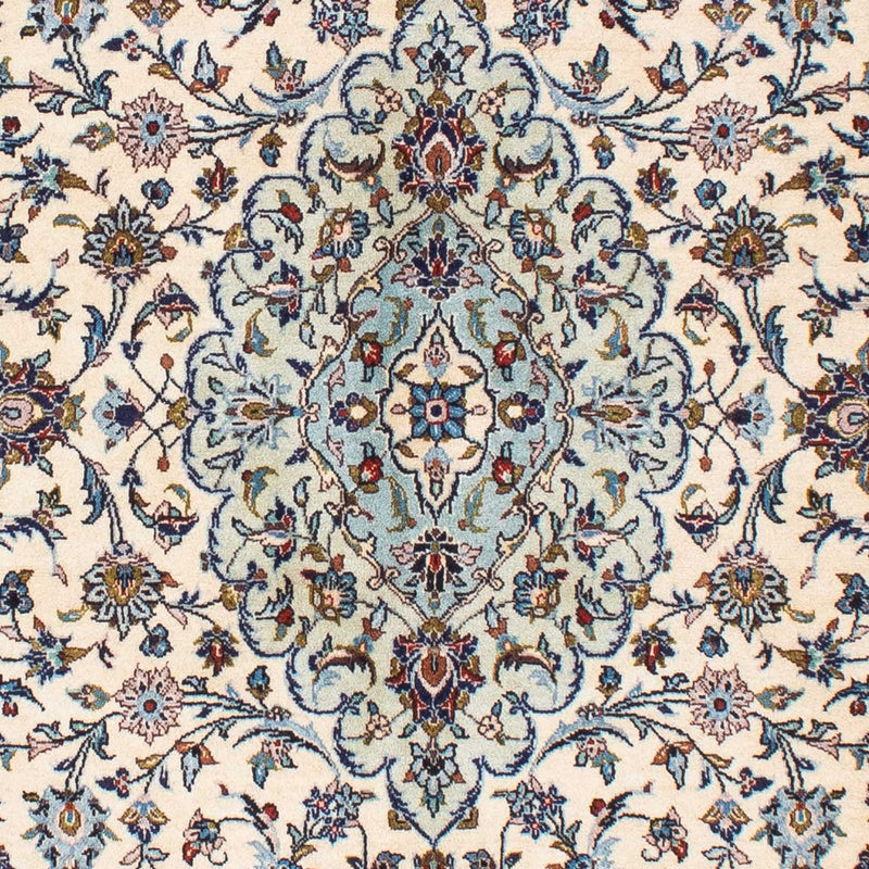 Alfombra persa - Keshan - 216 x 136 cm - beige