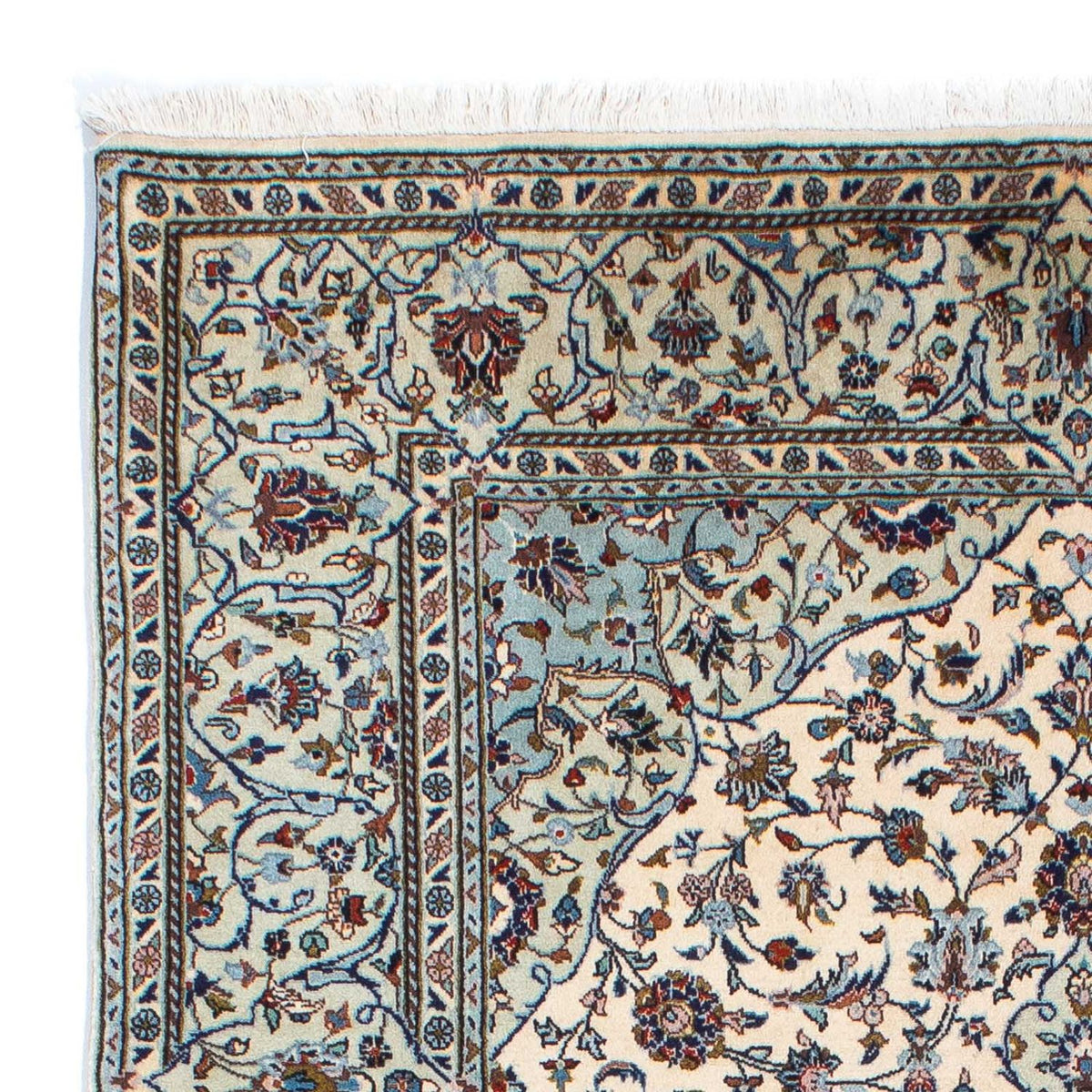 Alfombra persa - Keshan - 216 x 136 cm - beige