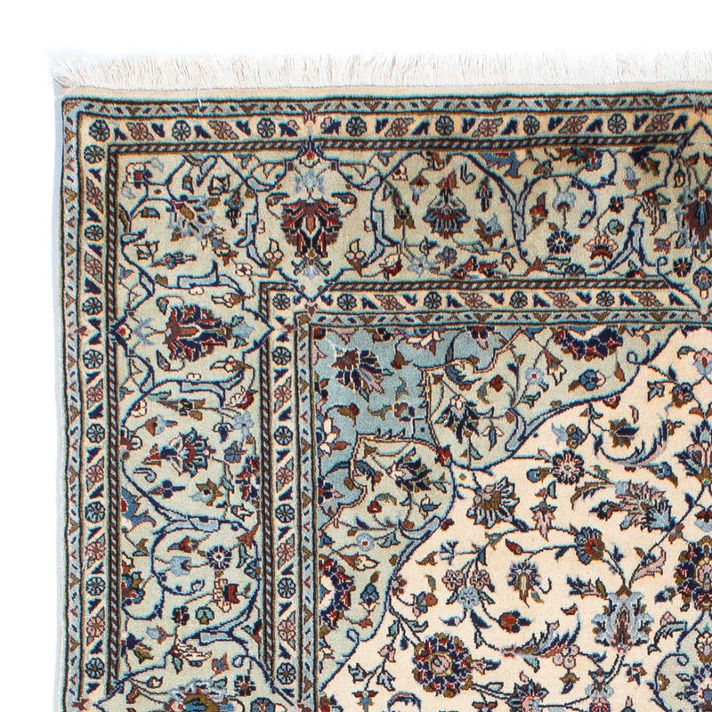 Alfombra persa - Keshan - 216 x 136 cm - beige