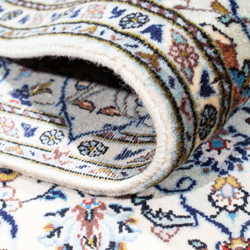 Alfombra persa - Keshan - 216 x 136 cm - beige