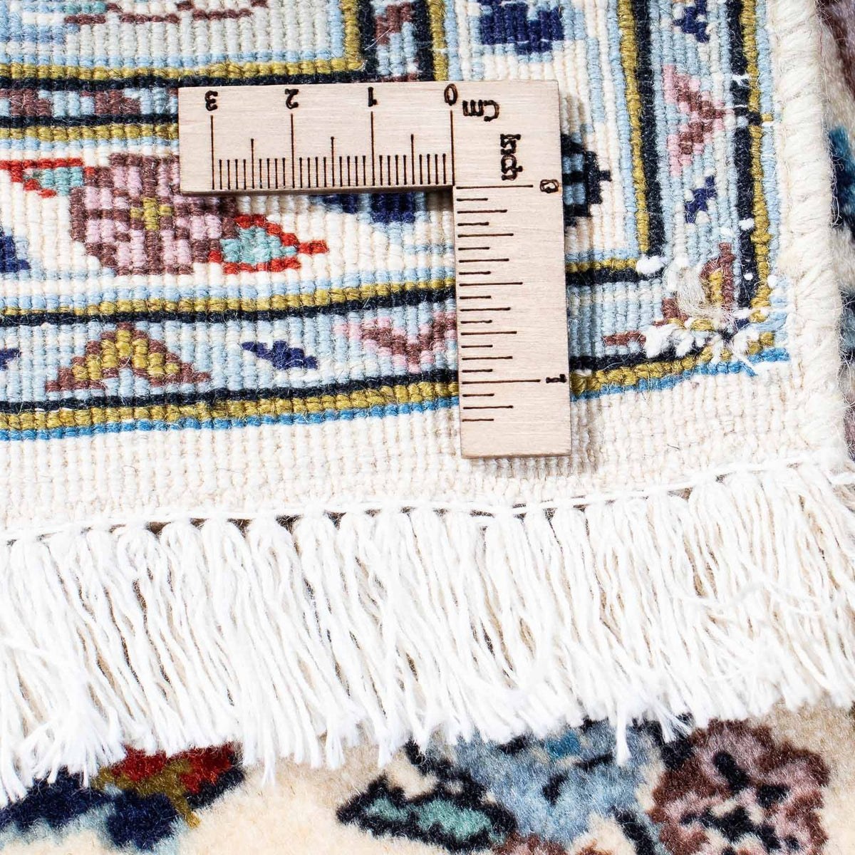 Alfombra persa - Keshan - 216 x 136 cm - beige