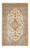 Kashan Alfombra 138x213cm - Alfombra persa - Rectángulo / Beige / 138 x 213 cm Rectángulo