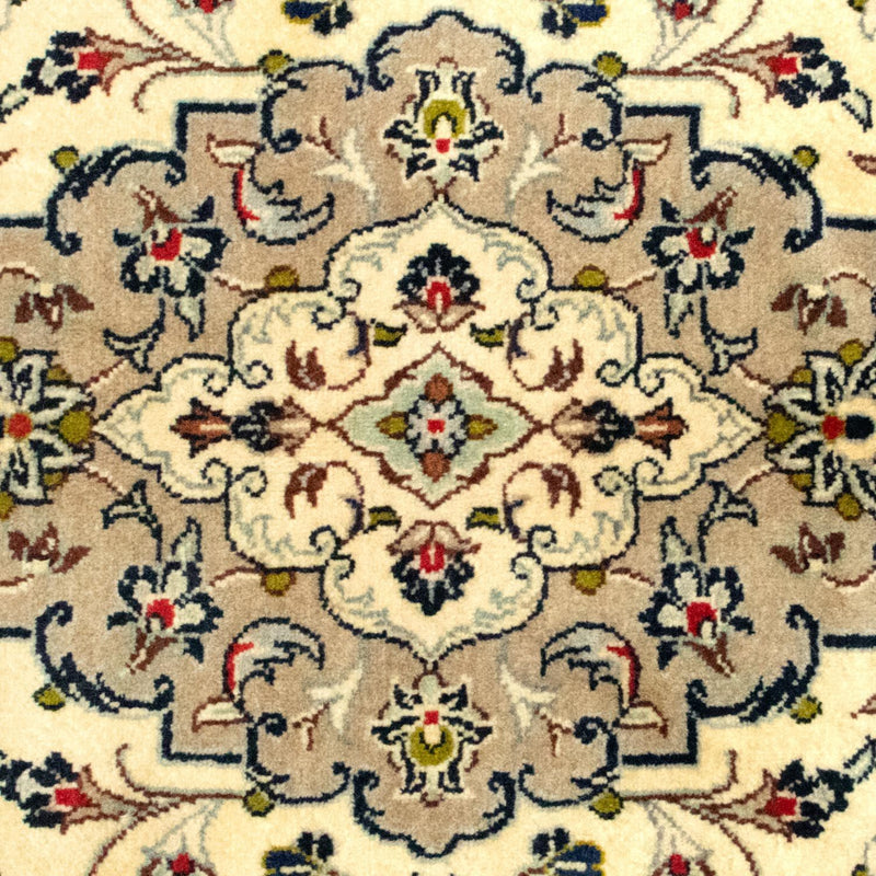Alfombra persa - Keshan - 213 x 138 cm - beige