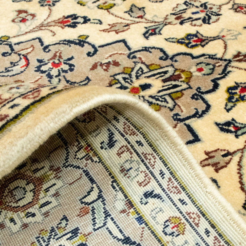 Alfombra persa - Keshan - 213 x 138 cm - beige