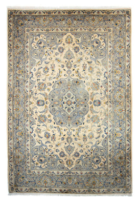 Alfombra persa - Keshan - 212 x 150 cm - beige