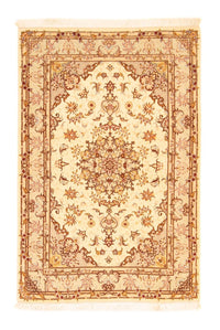 Alfombra Persa - Tabriz - Real - 152 x 101 cm - beige