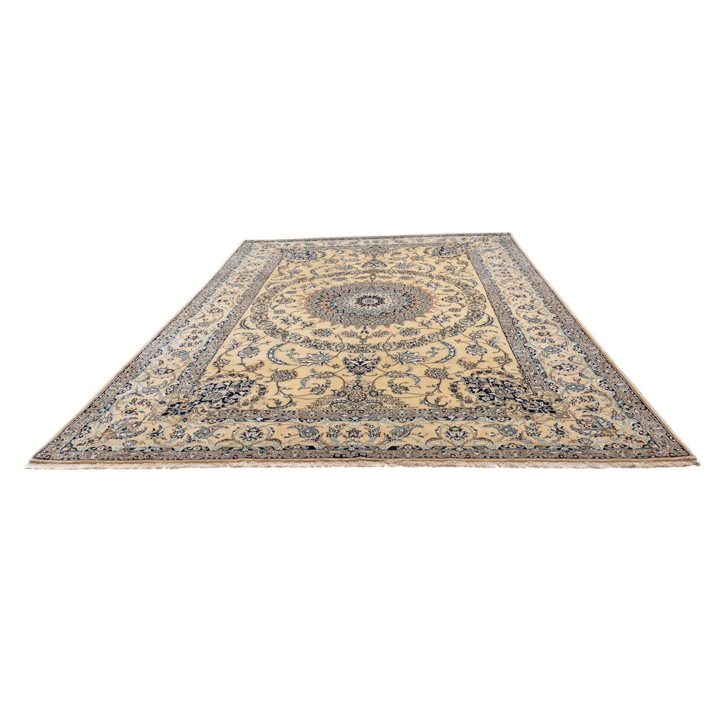 Alfombra persa - Nain - 340 x 246 cm - beige