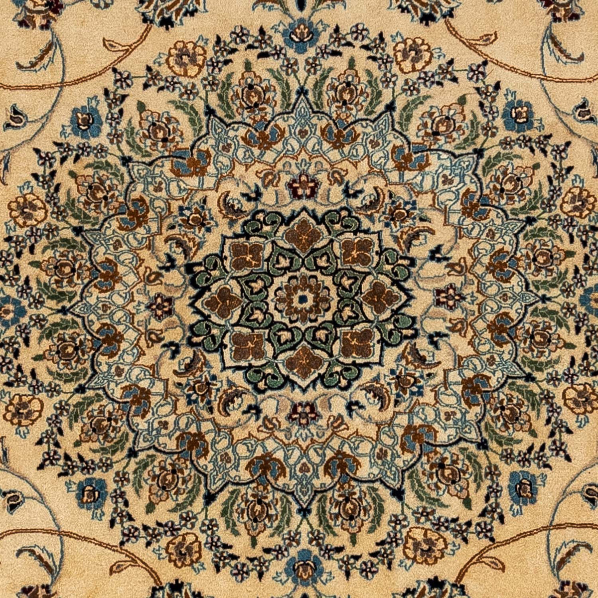 Alfombra persa - Nain - 359 x 241 cm - beige