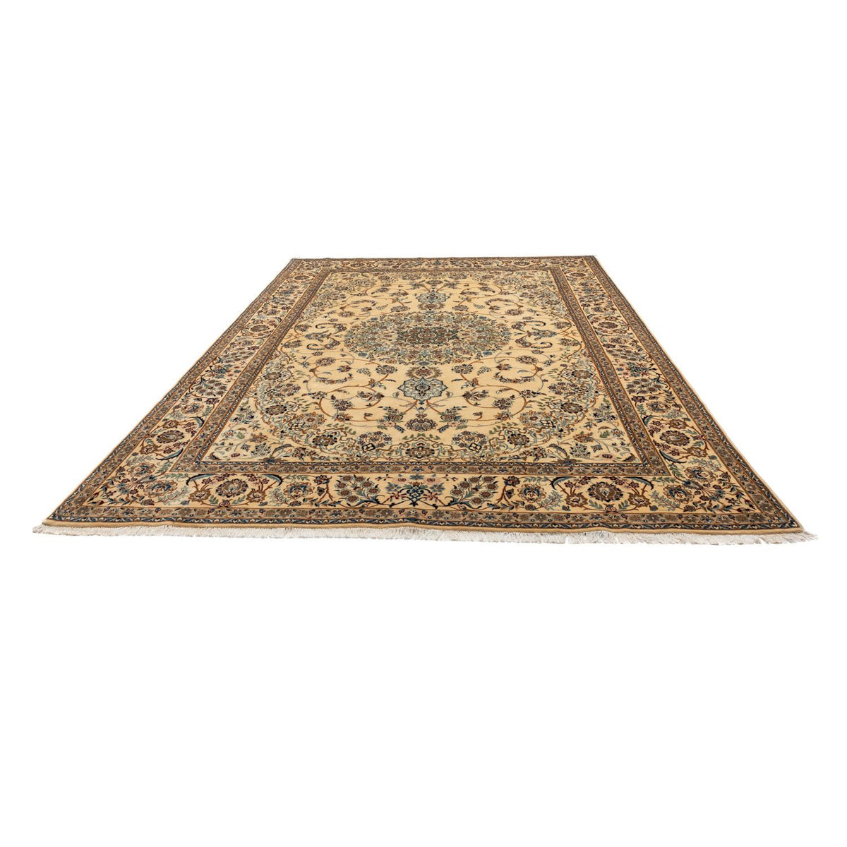 Alfombra persa - Nain - 359 x 241 cm - beige
