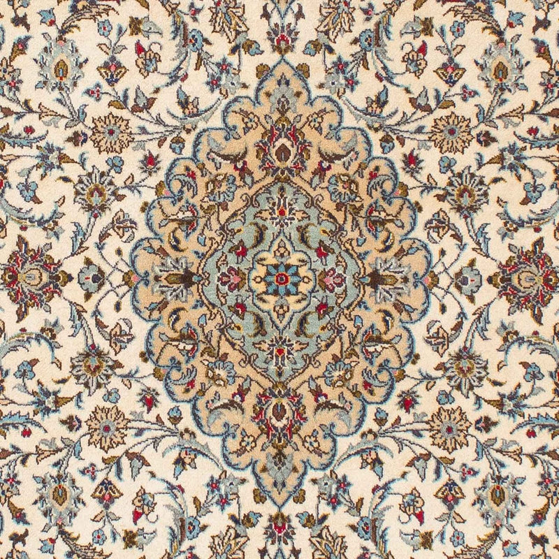 Alfombra persa - Keshan - 216 x 142 cm - beige