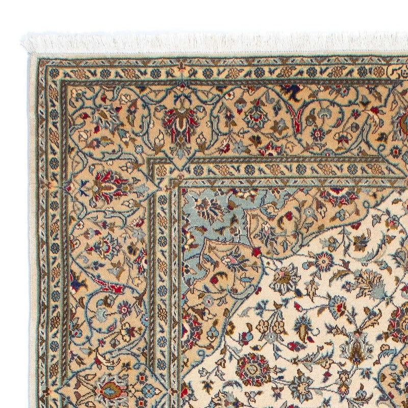 Alfombra persa - Keshan - 216 x 142 cm - beige
