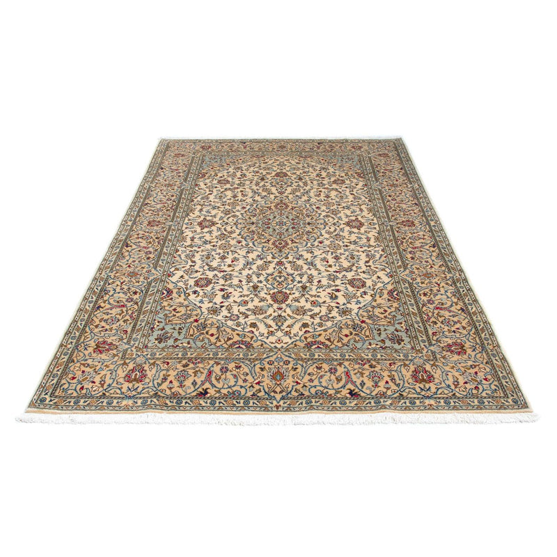 Alfombra persa - Keshan - 216 x 142 cm - beige