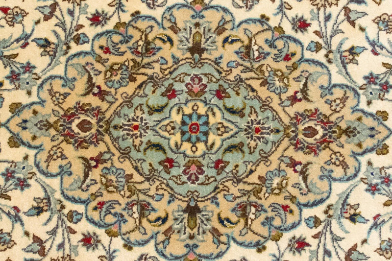 Alfombra persa - Keshan - 216 x 142 cm - beige