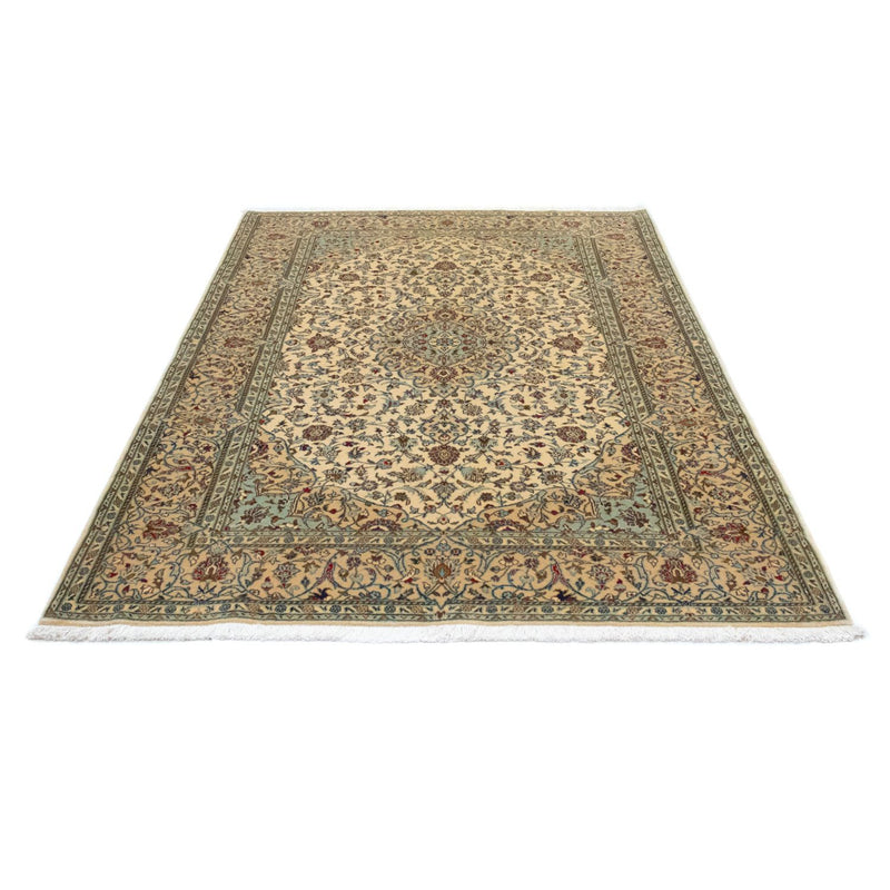 Alfombra persa - Keshan - 216 x 142 cm - beige