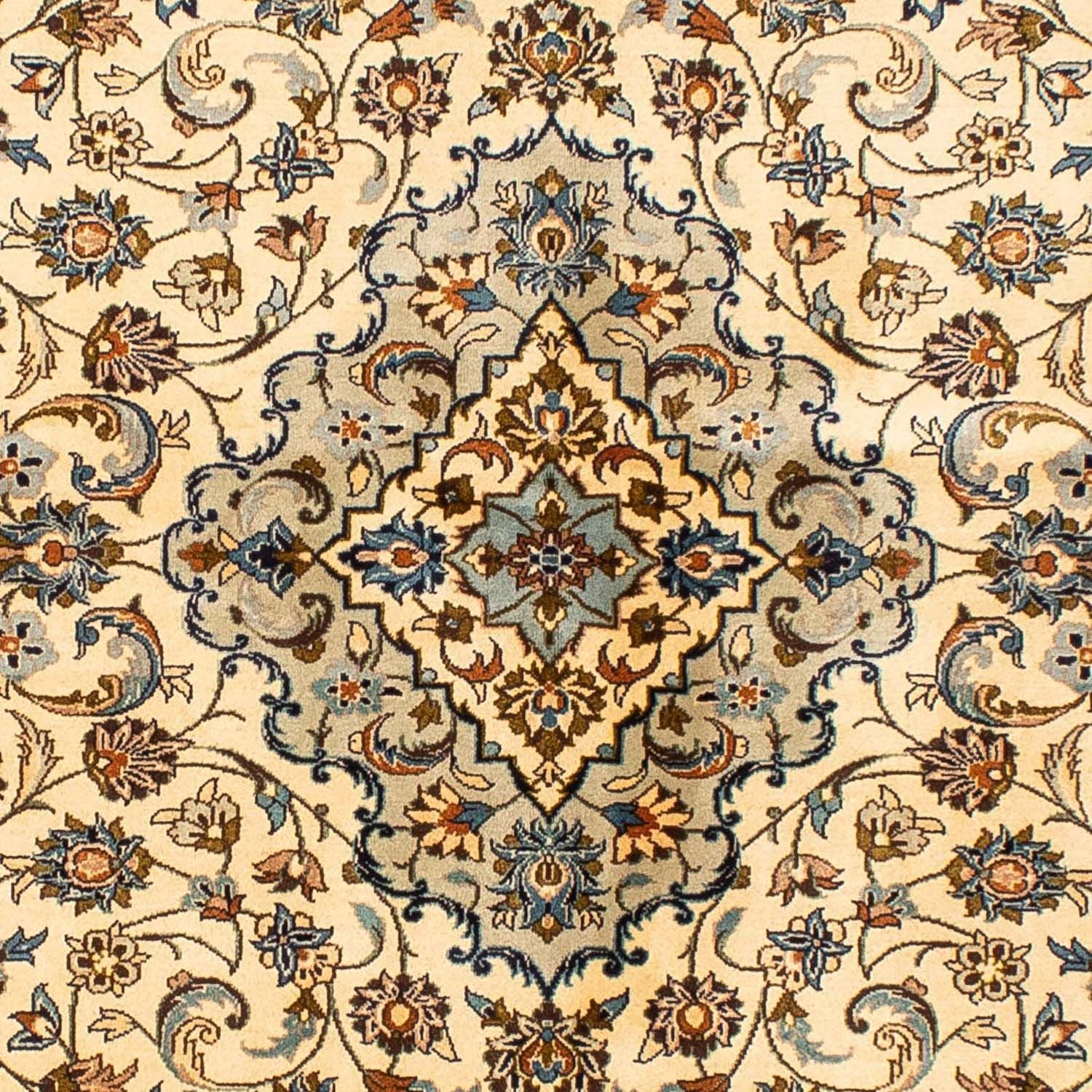 Alfombra persa - Keshan - 238 x 162 cm - beige