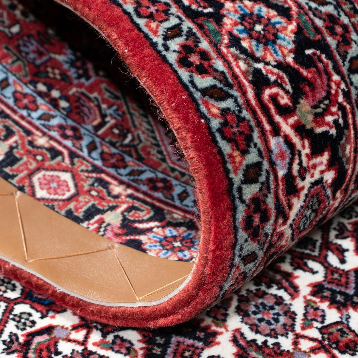 Alfombra de pasillo Alfombra persa - Bidjar - 207 x 73 cm - rojo claro