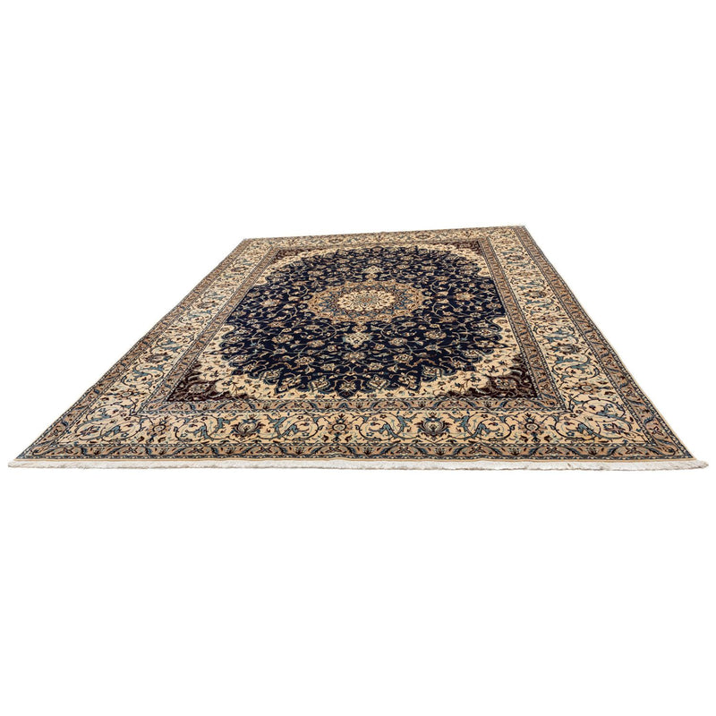 Alfombra persa - Nain - 350 x 258 cm - azul oscuro