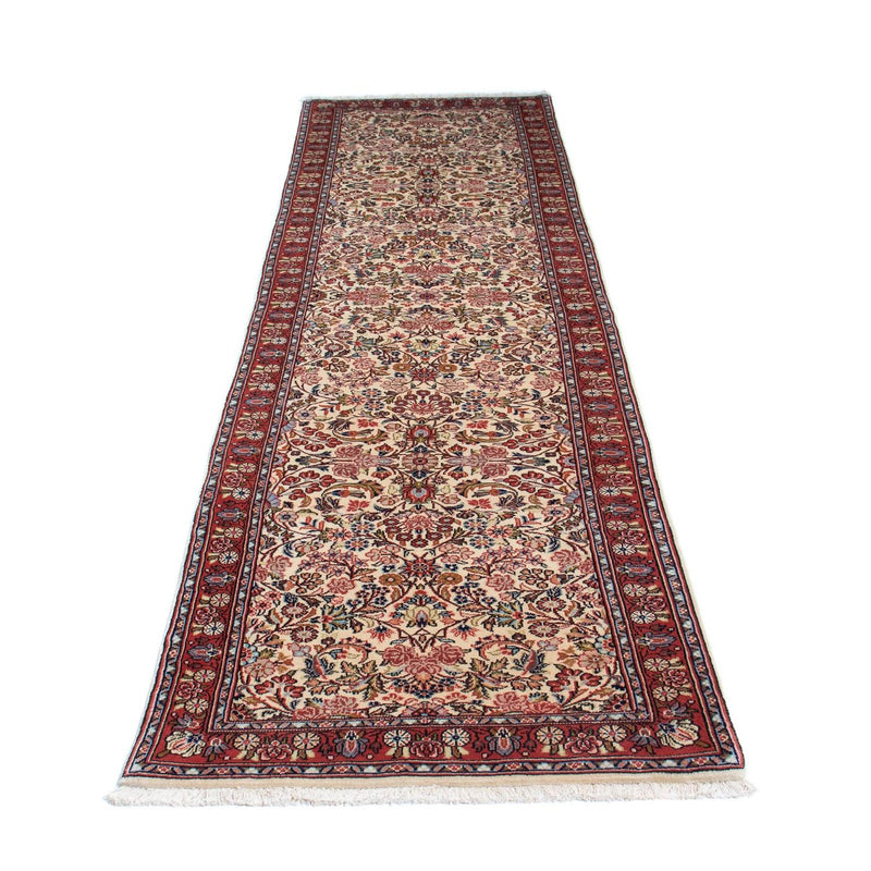 Alfombra de pasillo Alfombra persa - Bidjar - 292 x 76 cm - beige