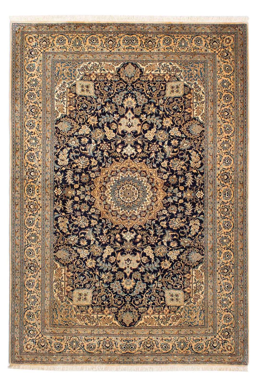 Alfombra persa - Bidjar - 202 x 140 cm - marrón claro