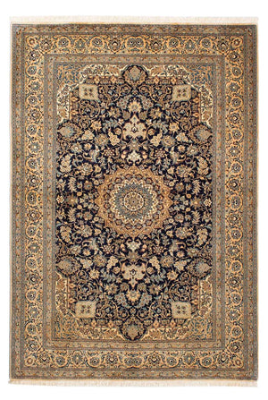 Alfombra persa - Bidjar - 202 x 140 cm - marrón claro