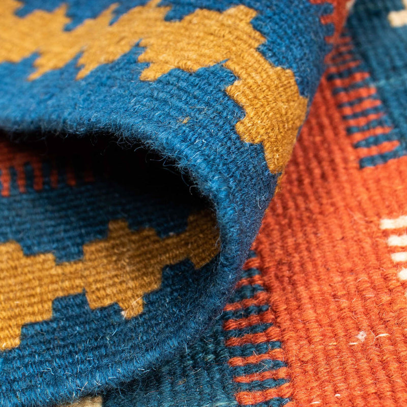 Alfombra Kelim - Oriental - 145 x 100 cm - azul