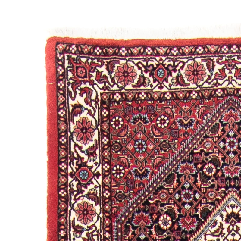 Alfombra de pasillo Alfombra persa - Bidjar - 415 x 82 cm - rojo oscuro